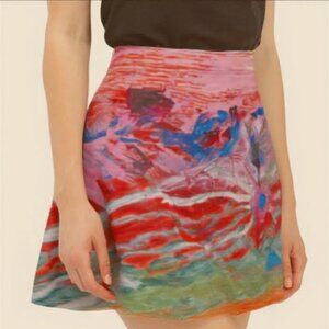 Short Flare Skirt Bird of Paradise - Brand New